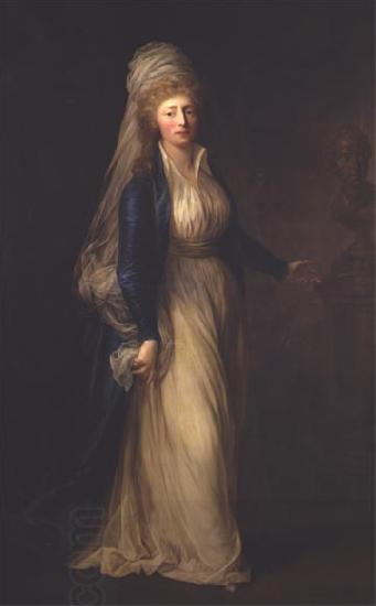 Anton  Graff Portrait of Princess Louise Augusta of Denmark China oil painting art